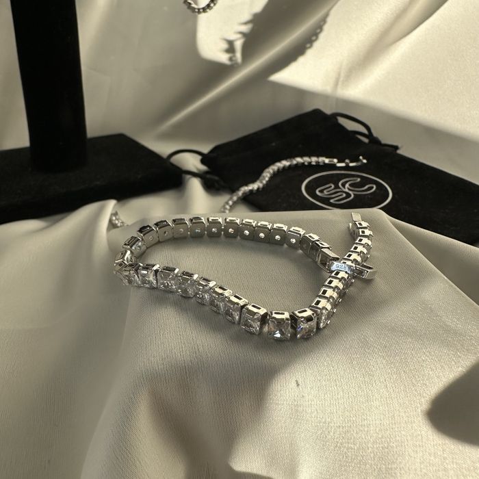 Bratara Tenis marcata 925 sterling steel 2 modele