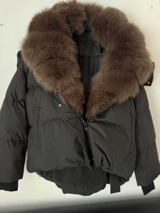 Geaca cu blana naturală