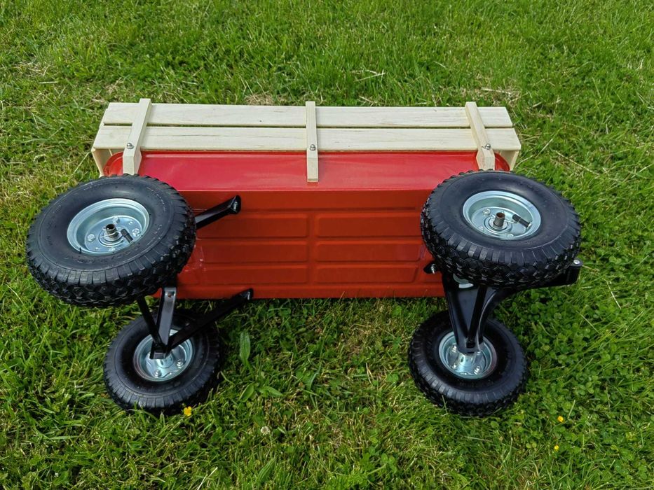 Carucior – tip vagon pentru transport gradina, curte, copii, KMB – 012