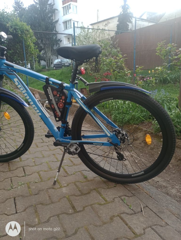 Bicicleta noua nefolosita se poate vedea in poze