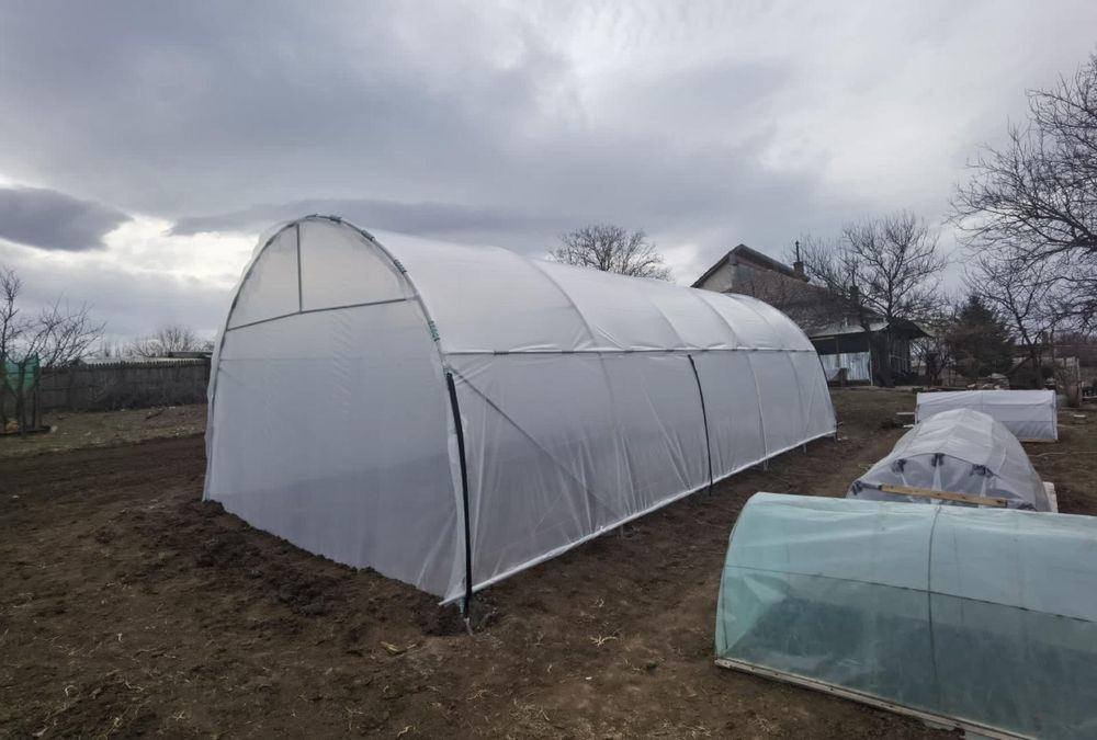 Solar/Sera legume teava zincata galvanizata, folie 170 microni