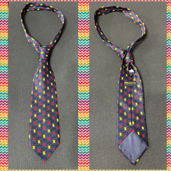 Cravata Bigotti neagra cu pupi