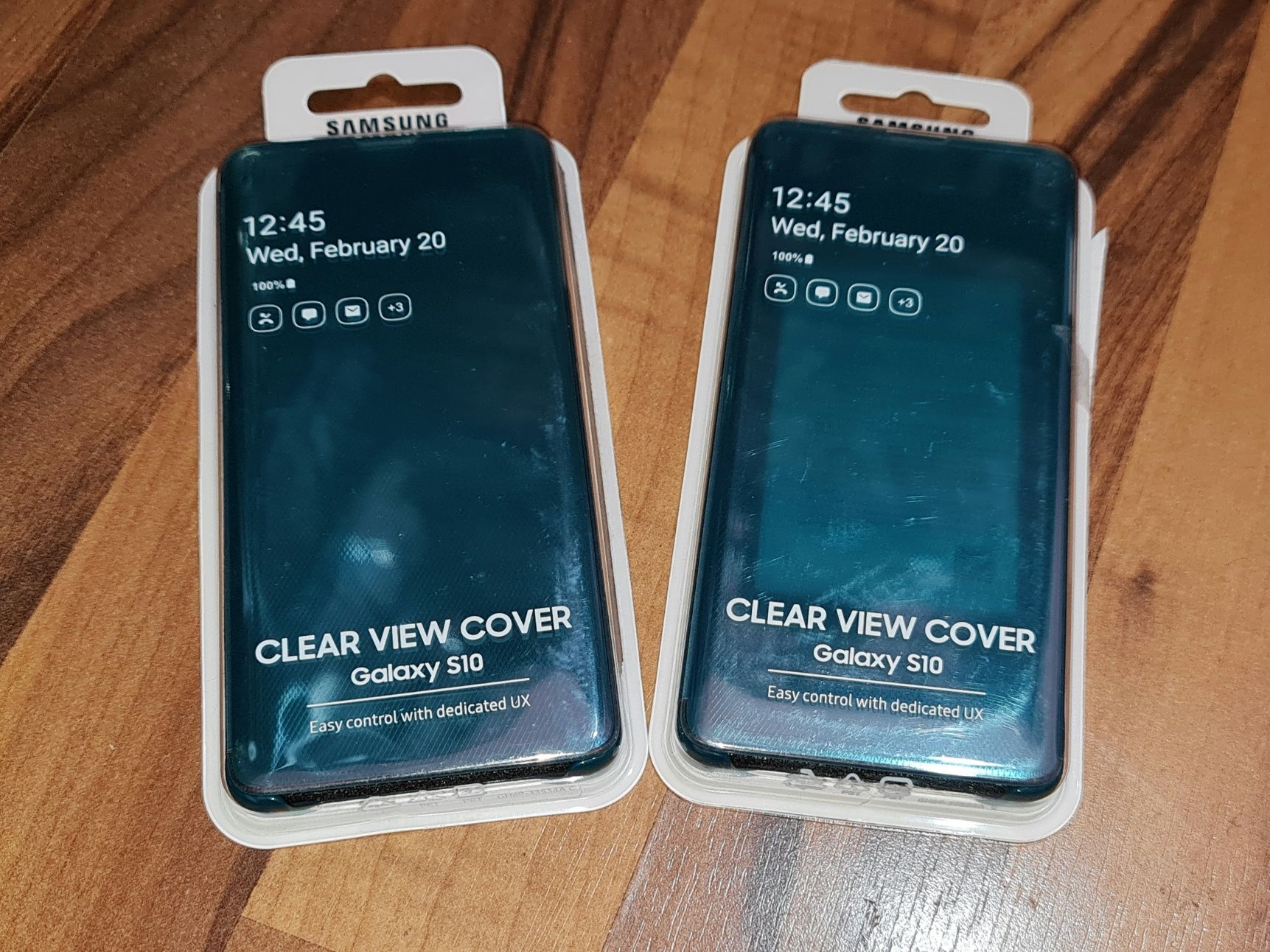 Husa smart activa originala Samsung Clear View Cover S10 G973