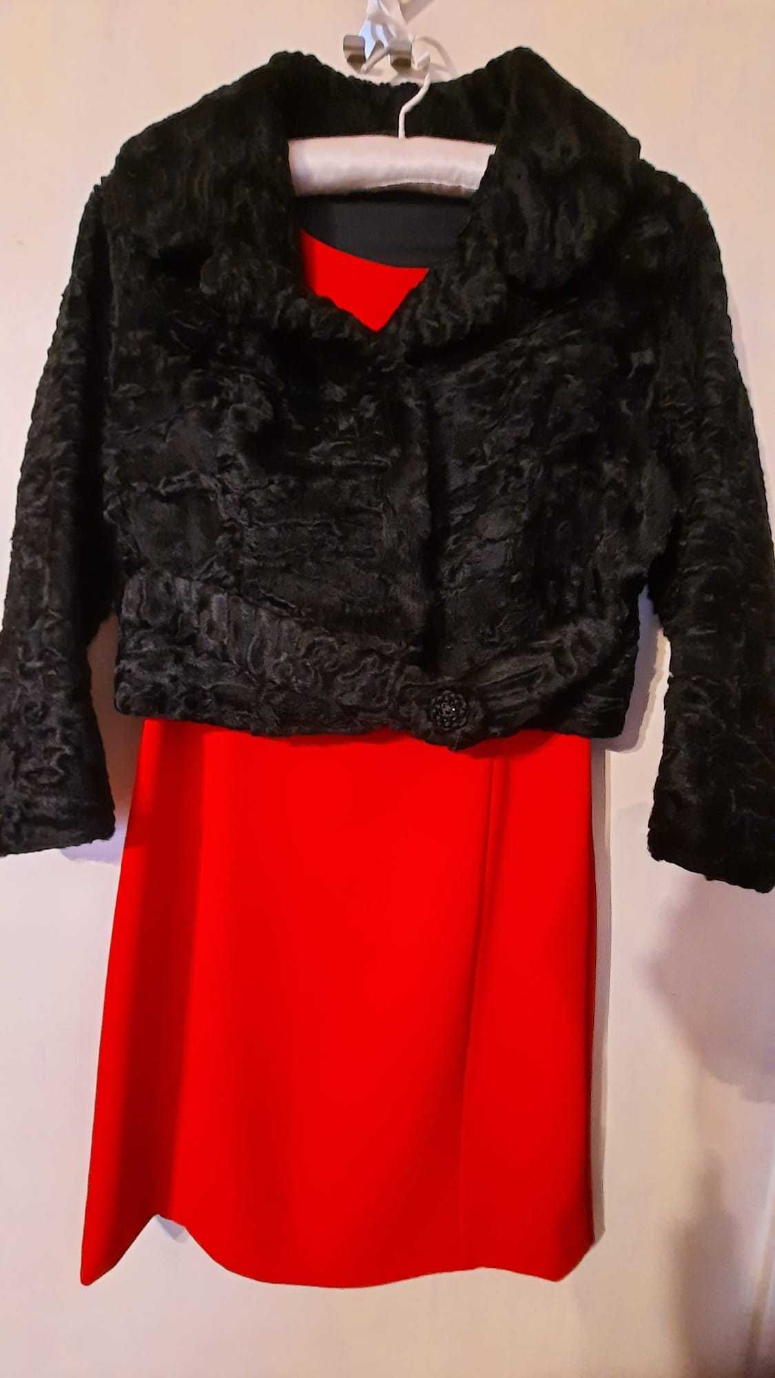 2 Rochii rosii elegante,feminine-mas.S/M