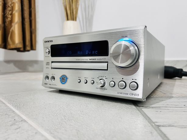 Combină audio HI-FI ONKYO CR-515,mp3,auxiliar,aluminiu-premium! !