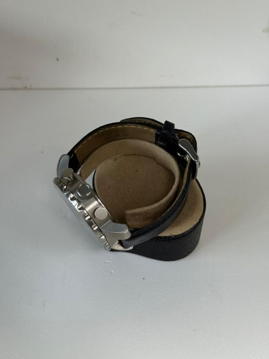 Ceas barbatesc Fossil Nate Titanium TI1005, Negru, Piele, Quartz -P-