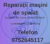 Reparati masini de spalat la domiciliul clientului