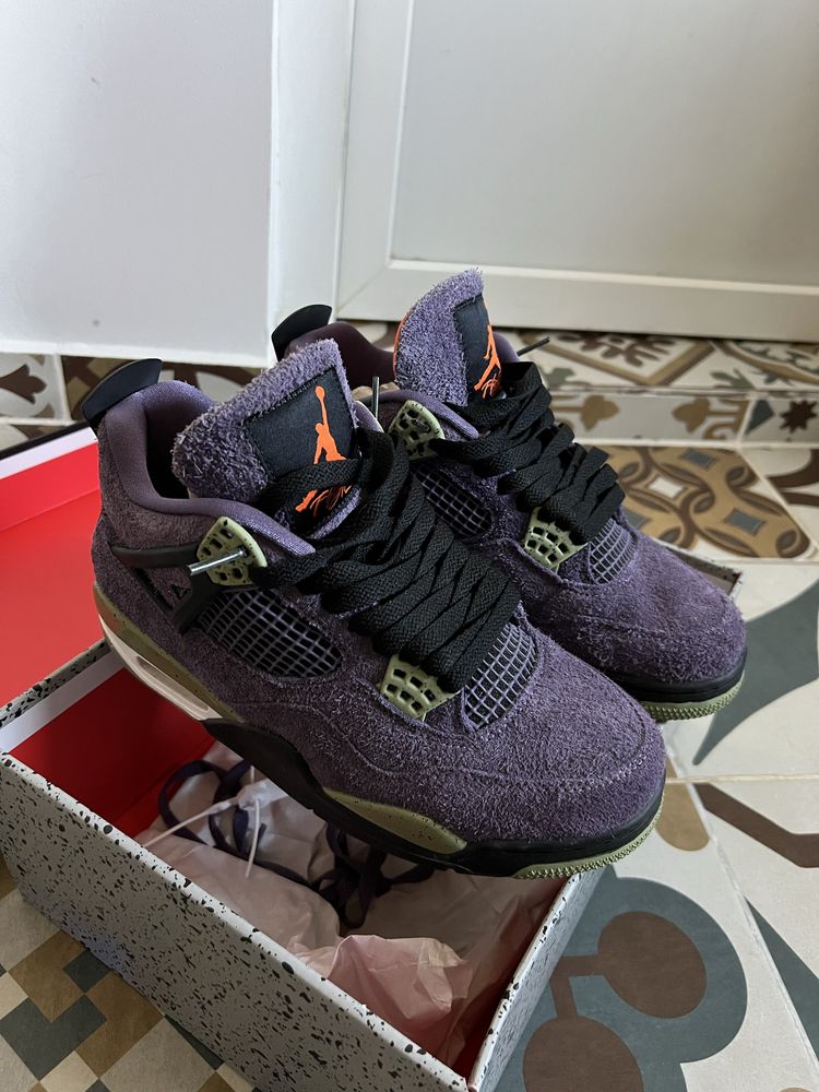 Jordan 4 Retro Canyon Purple W
