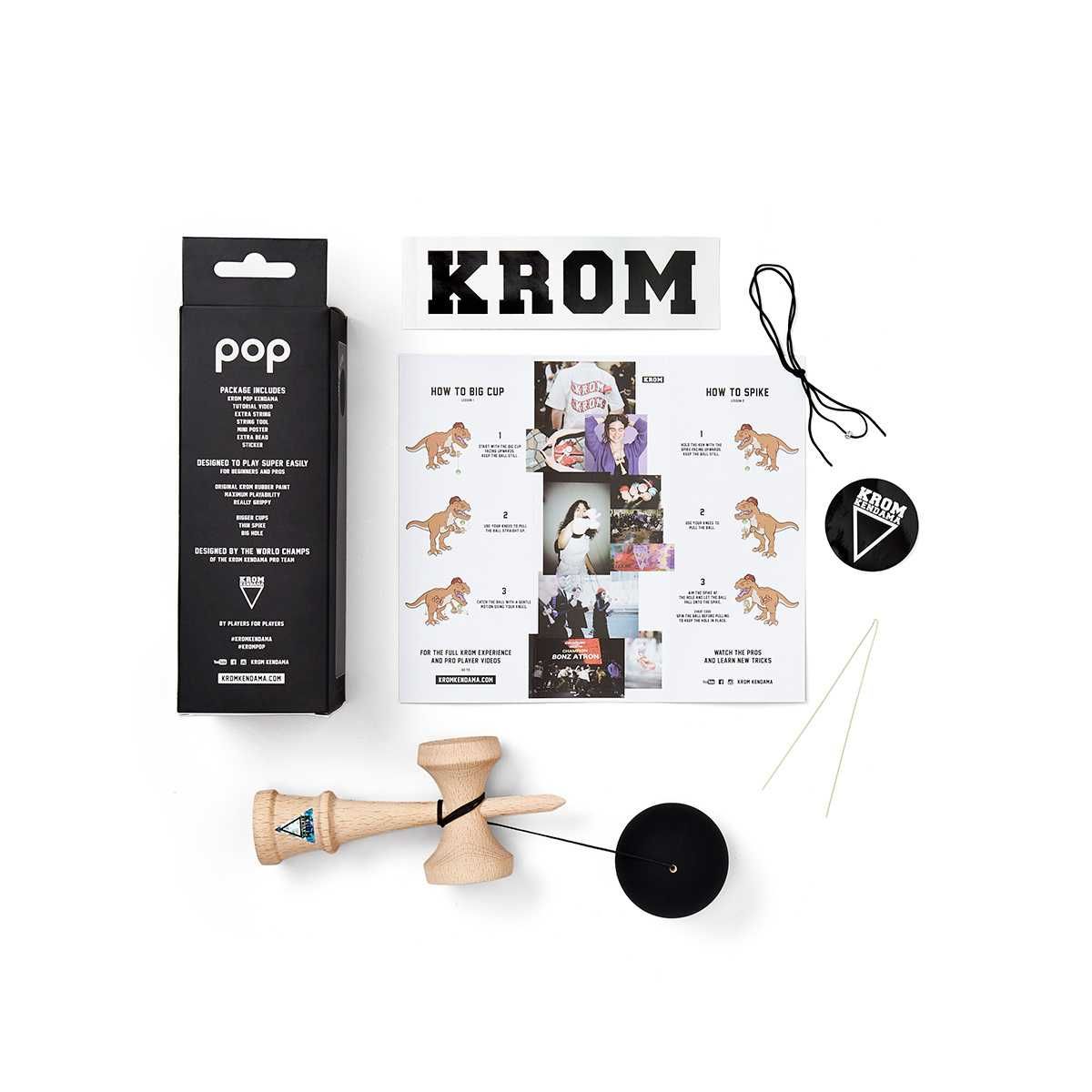 Кендама - Krom Pop Rubber - Игра на умения и сръчност