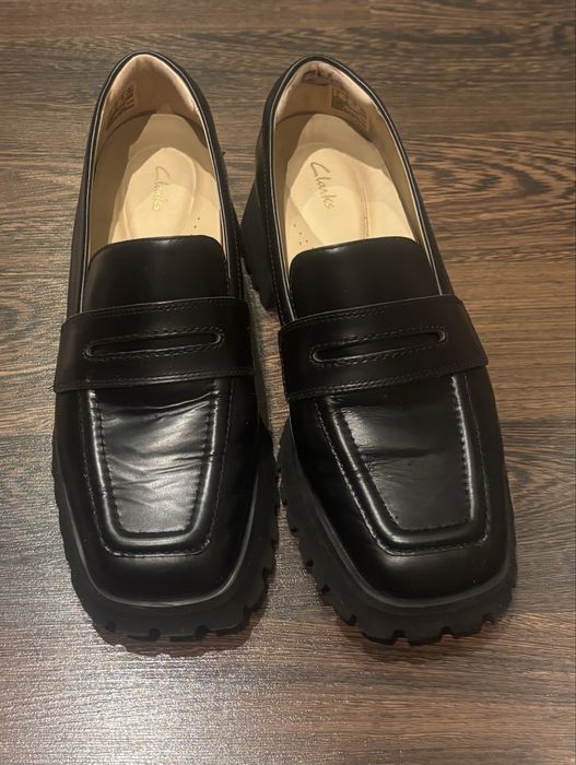 Дамски лофери Clarks естествена кожа