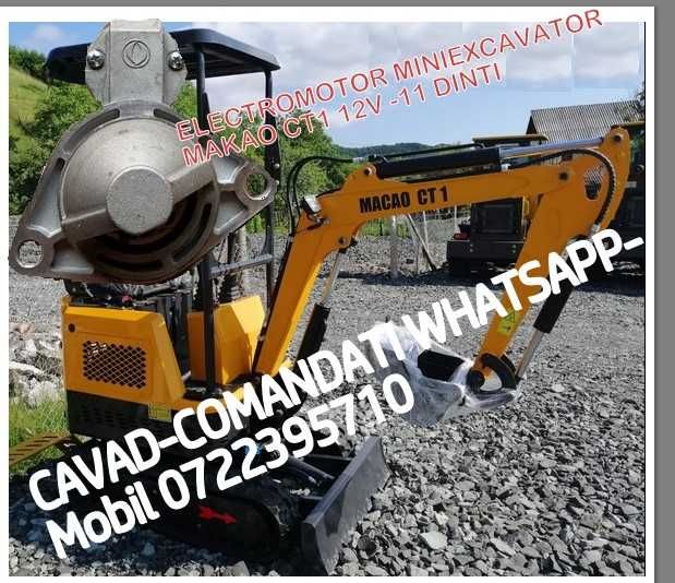 Electromotor nou pentru miniexcavator chinezesc MACAO CT 1