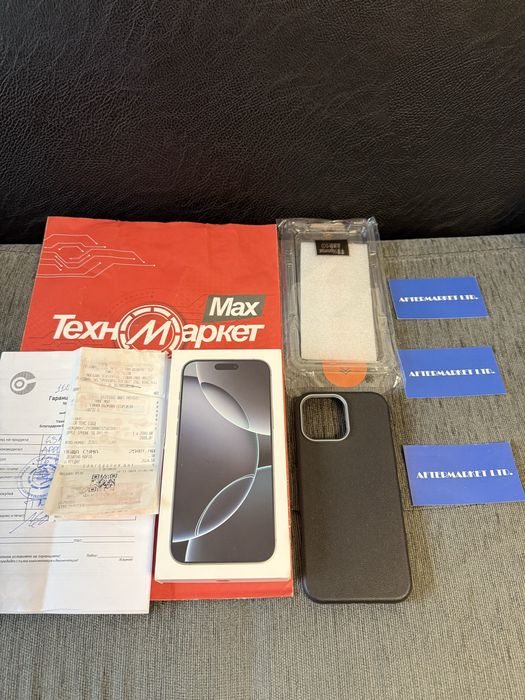 КАТО НОВ 256GB iPhone 16 Pro Max Техномаркет Гаранция 2026 White