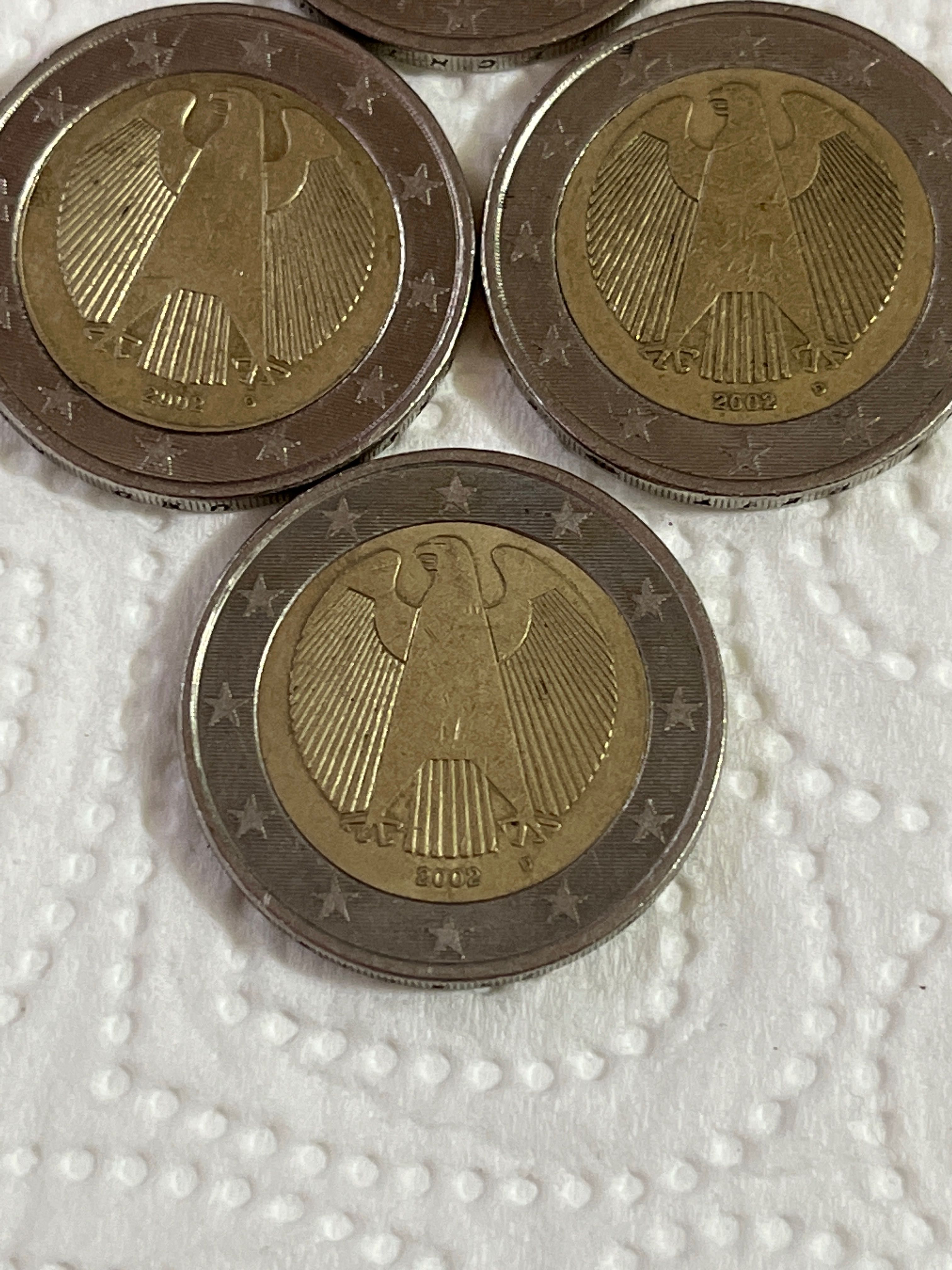 Vand monezi rare de 2€ din 2002 cu litera D