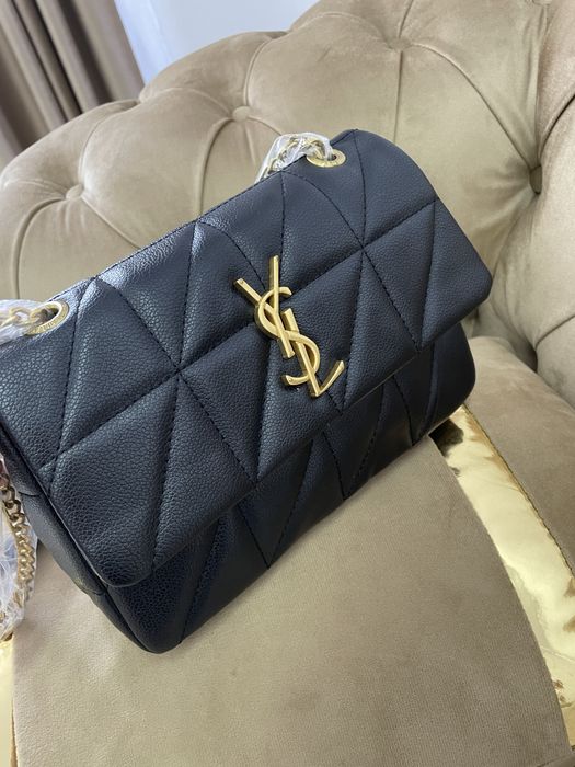 Geanta YSL negru-auriu