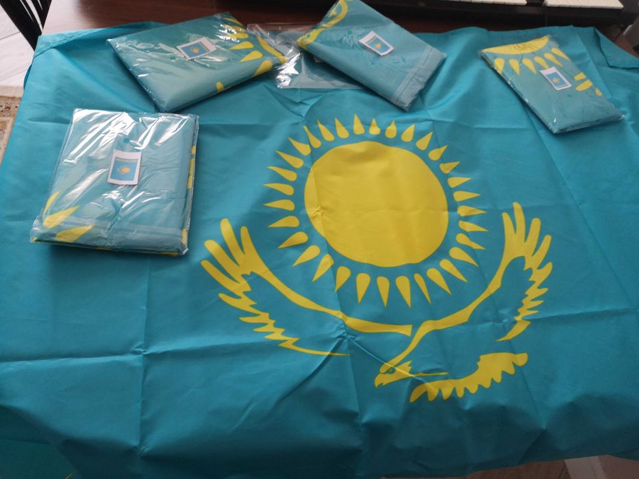Флаг Республики Казахстан.