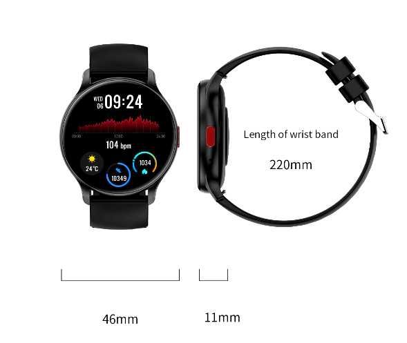 Smart Watch SENBONO MAX11 2023 1.43 inch AMOLED 100 moduri sportive