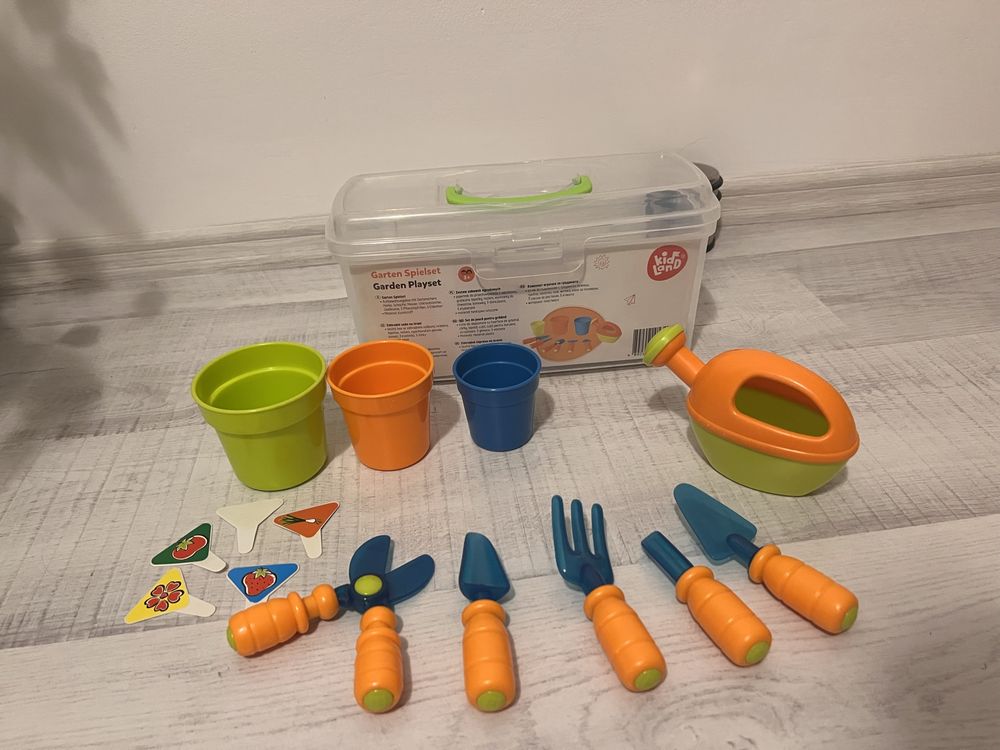 Set gradinarit Kidland , varsta 3 ani + , jocuri copii, plastic