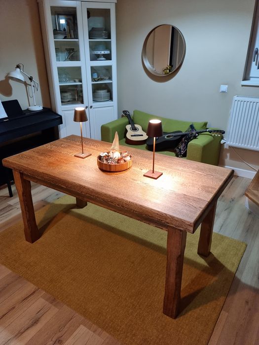 Masa Stejar negru masiv premium!