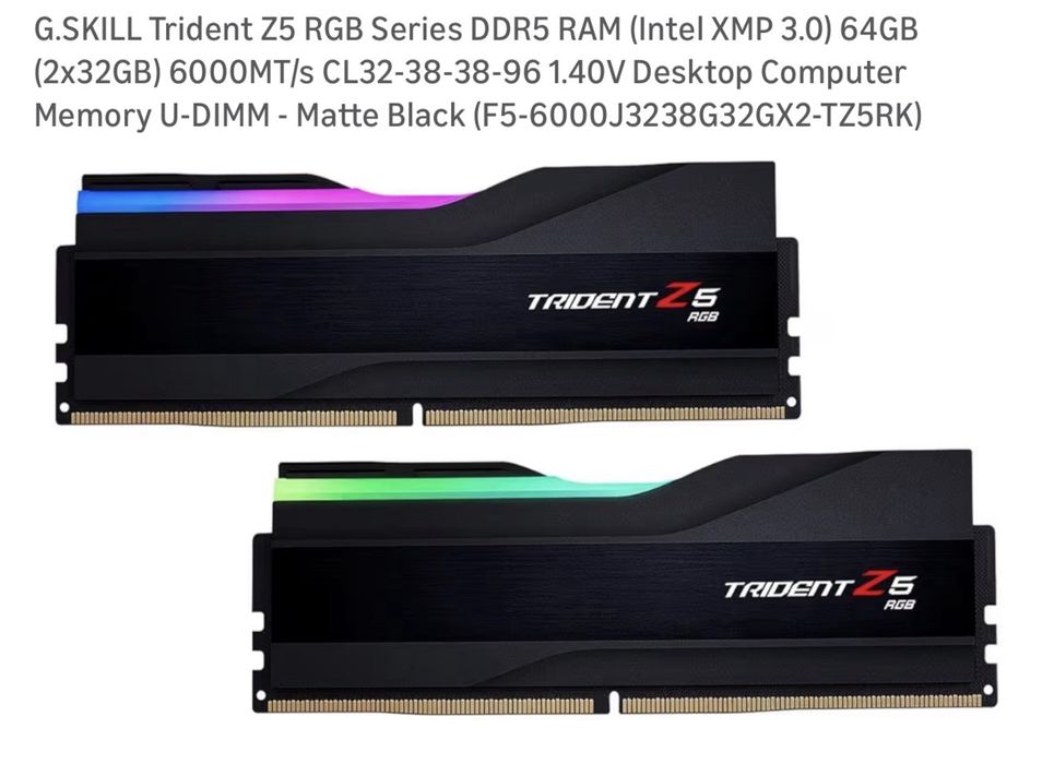 G.Skill trident z5 RGB DDR5 RAM 64GB