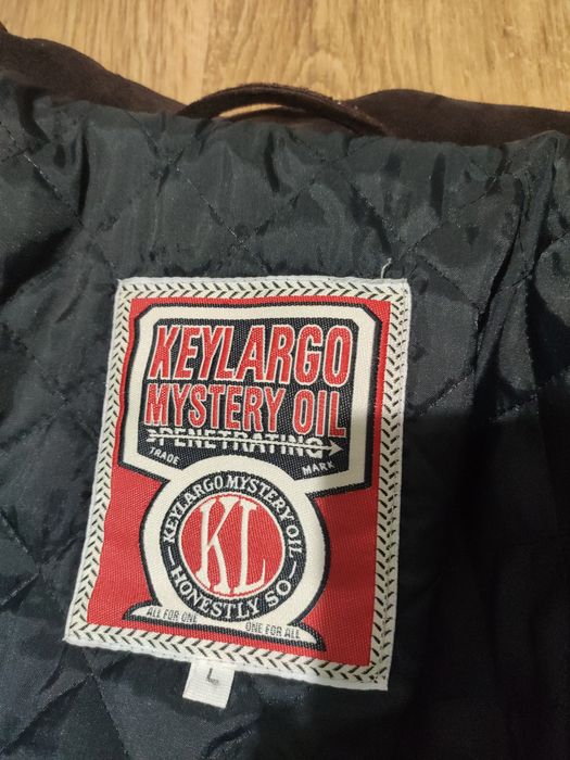 Geaca Key Largo din lână și piele mărimea L/XL