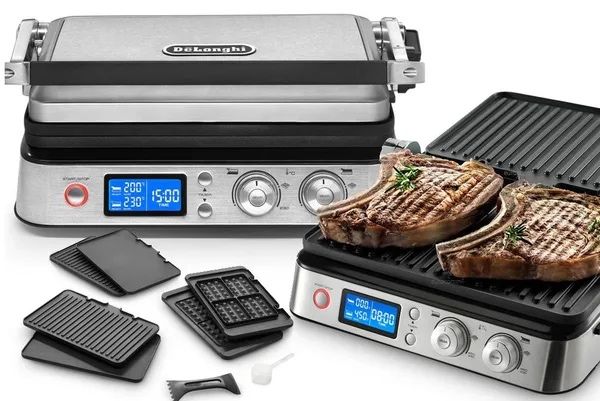 Продам гриль Гриль Delonghi MultiGrill CGH 1030D черный, серебристый