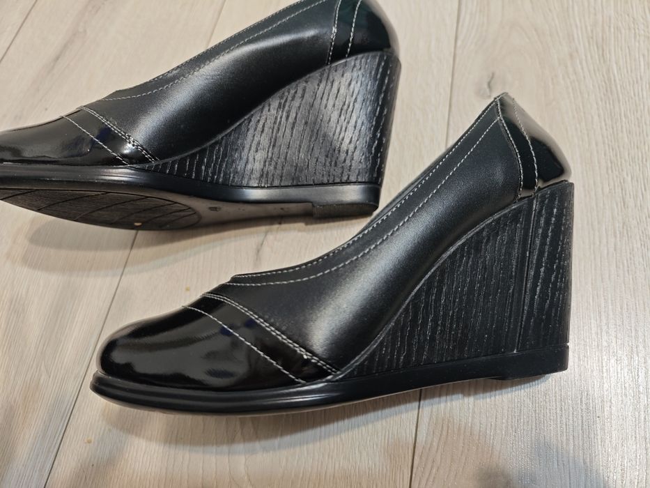 Pantofi de piele naturala talpa ortopedica, că NOI