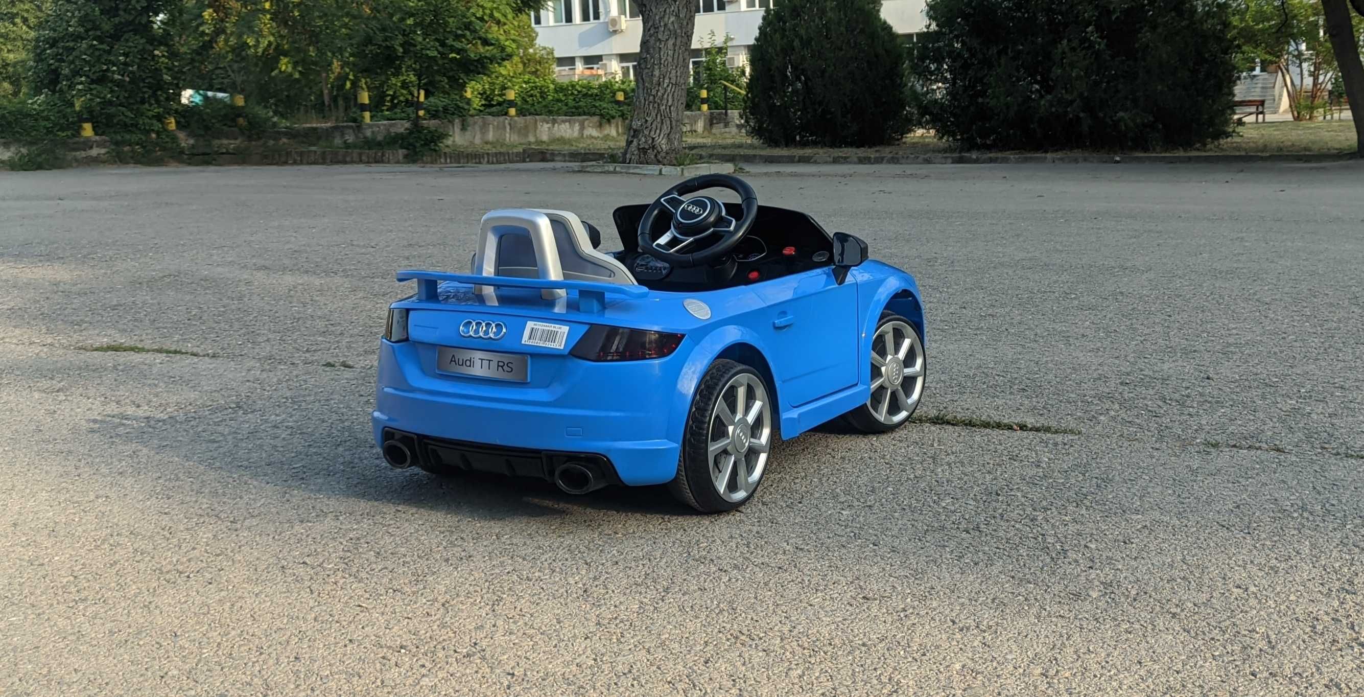 Акумулаторна кола с родителски контрол 6V AUDI TT Синя
