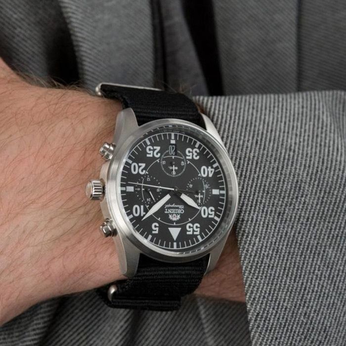 Orient pilot chronograph часы