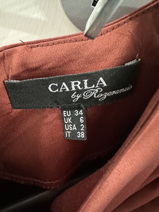 Rochie caramizie, eleganta, TGH, zi/seara