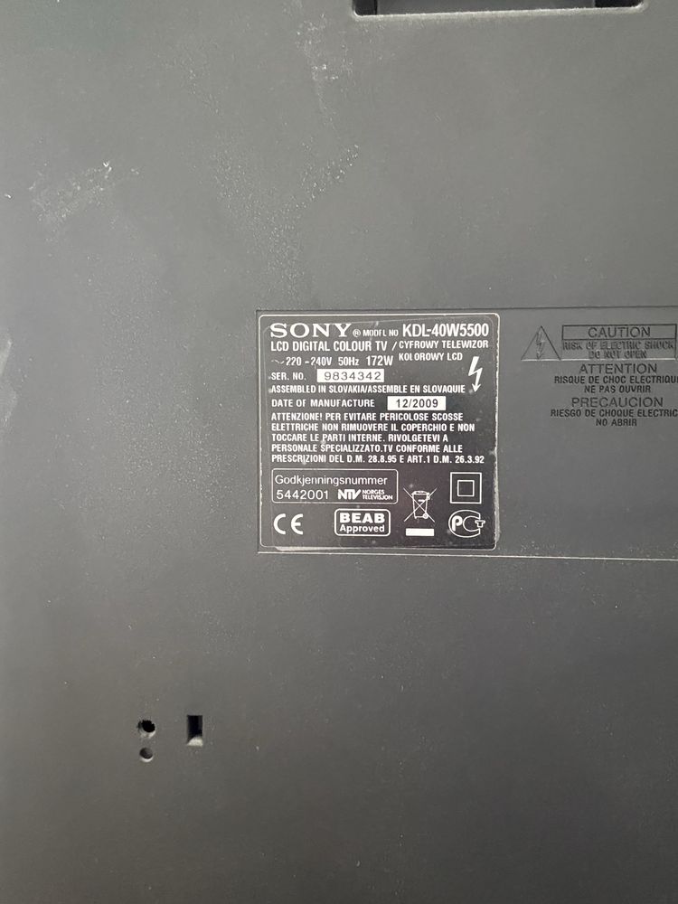 Телевизор на Sony Bravia