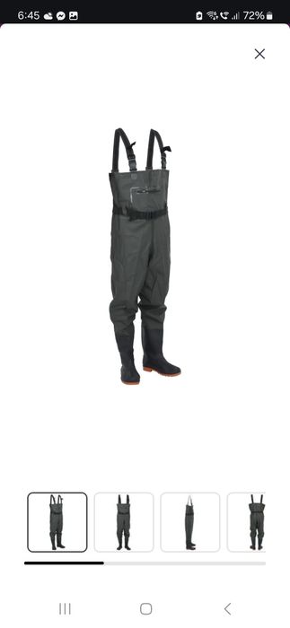 Waders, pantaloni piept pentru pescuit