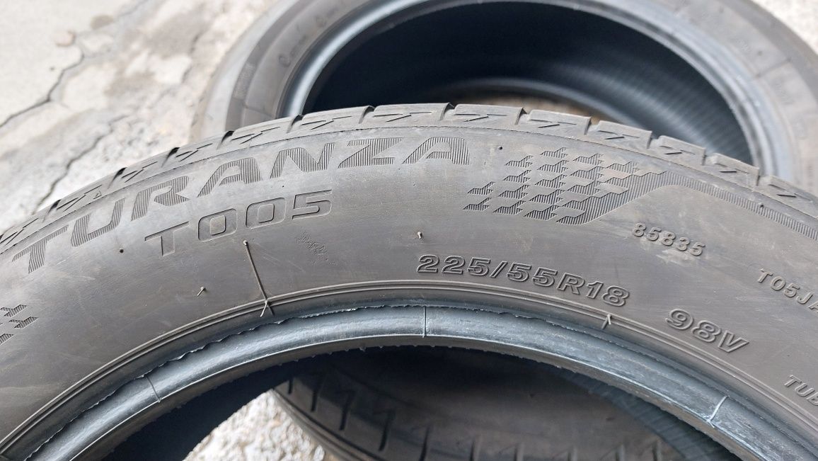 Летни гуми 225/55/18 Bridgestone Turanza T005 2 броя