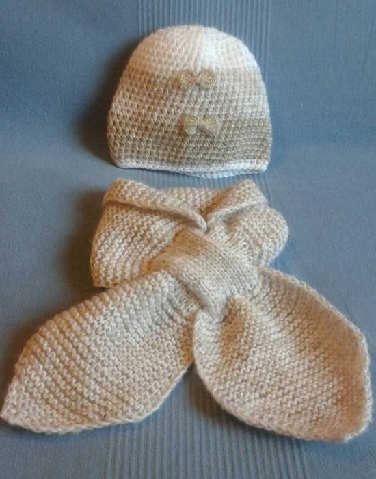 Шапки и шалчета - топли, меки комплекти за бебета и по-големи деца.