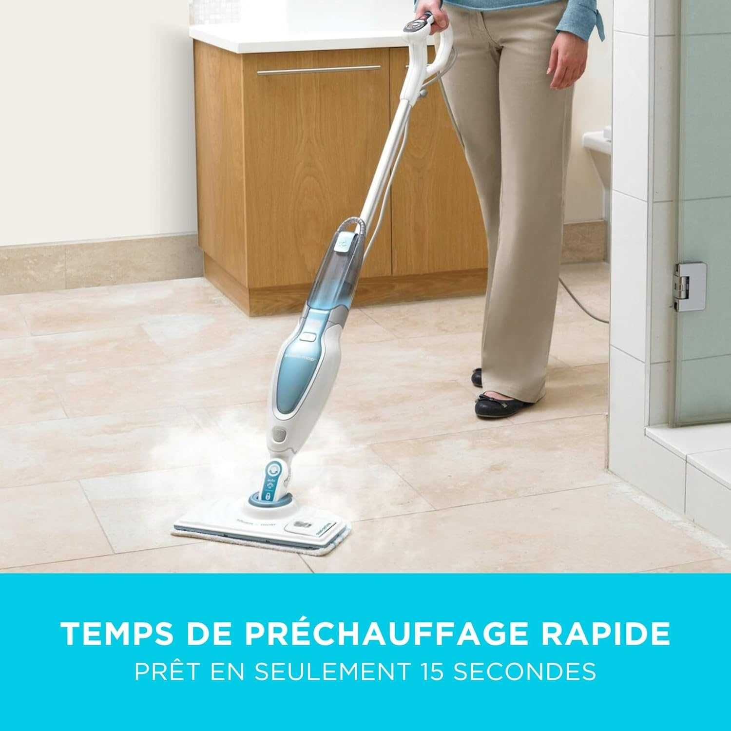 Парочистачка Black+Decker ‎(FSM1630-QS) 1600W Уред за чистене с пара
