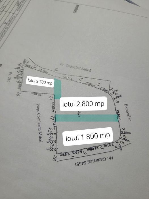 Vând loc de casă în localitatea Trușești la 30de kilometri de Botoșani