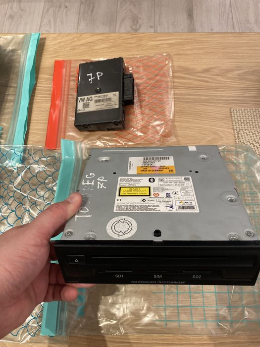 Rns850 Multimedia radio navigatie Touareg 7p