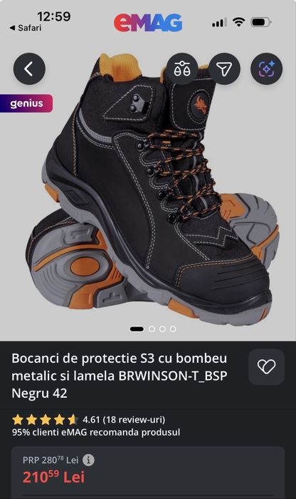 Vand bocanci cu bombeu numarul 43