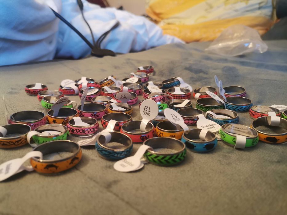 Inele cu desen. Model