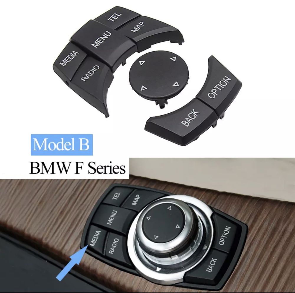 Бутони BMW F10 F30 F01 F15 F25 E70 E60 E90 F06 idrive копче навигация