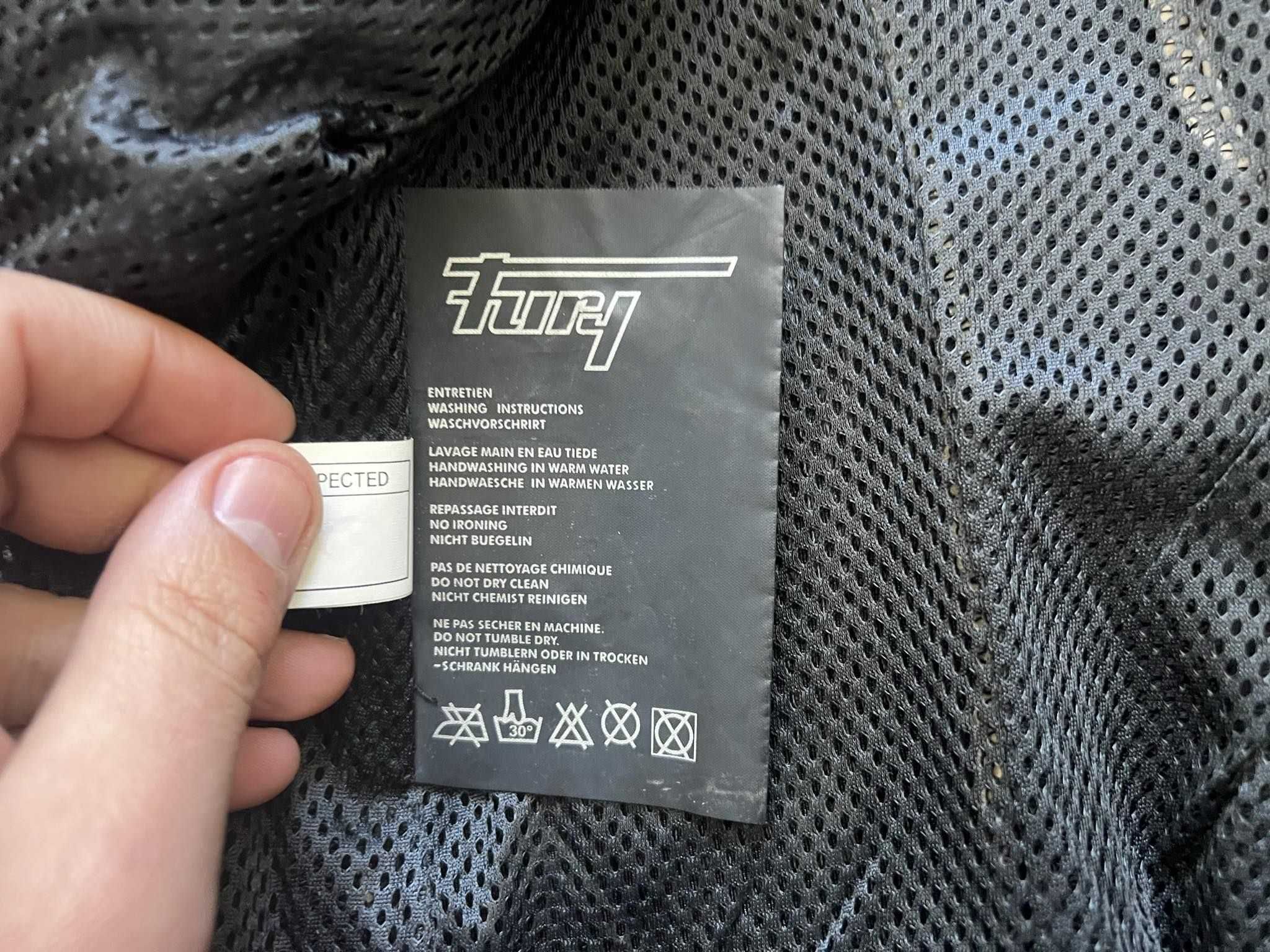 Geaca moto textil dama cu protectii FURYGAN marimea L stare ft buna