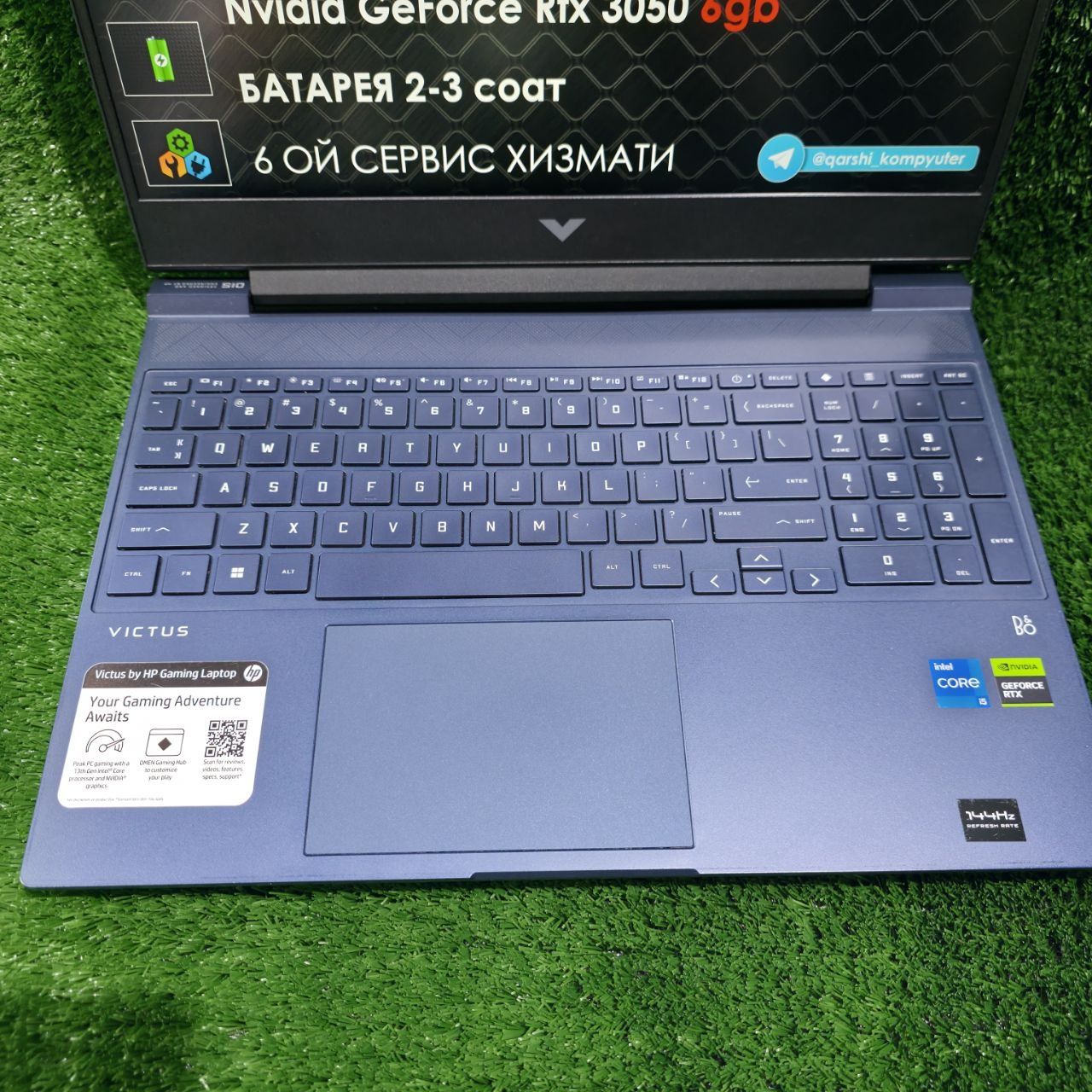 Оптом ва донага hp victus i5 13420h 8gb 512gb rtx 3050 6gb