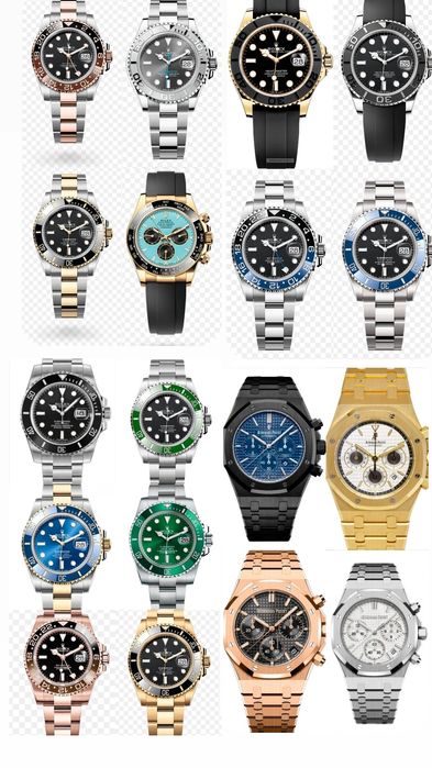 Rolex gmt, submariner, audemars piguet