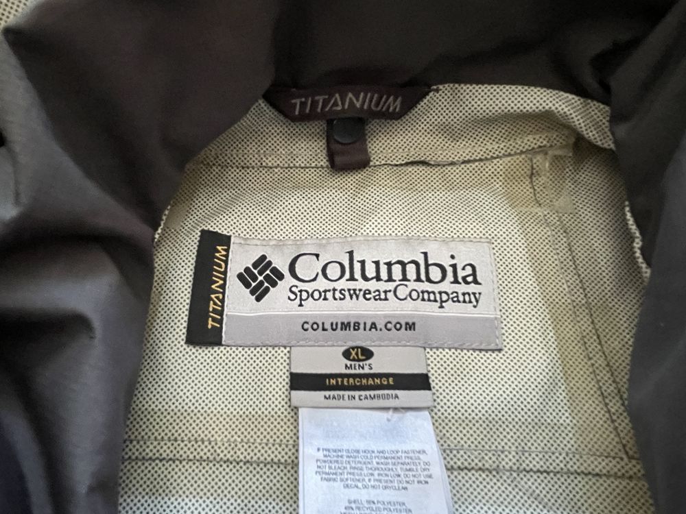 Columbia Titanium Grey Jacket XL