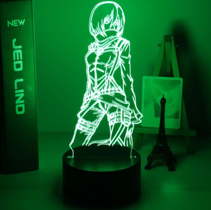 Attack on titan 3D led lamp