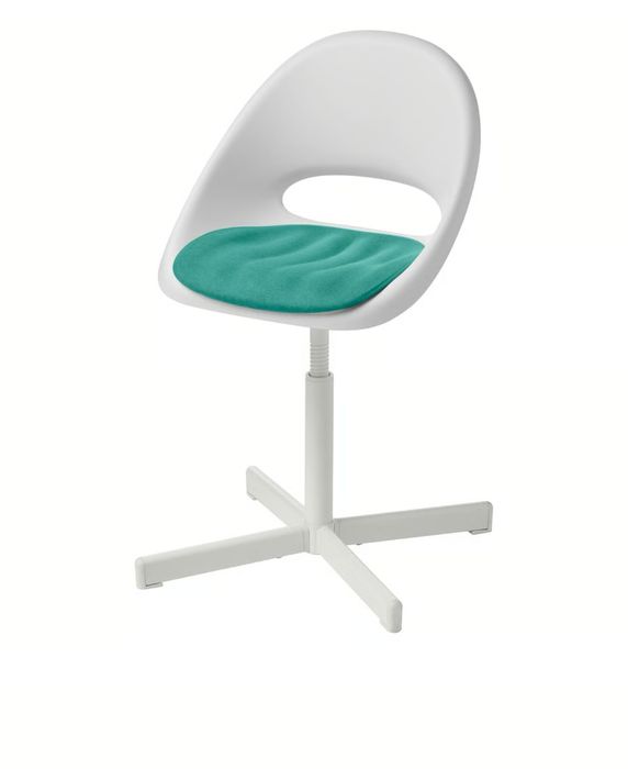 Scaun birou pentru copii+pernă, turcoaz
