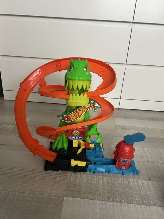 Pista Hot Wheels Hot Wheels City T-Rex Blaze Battle Playset