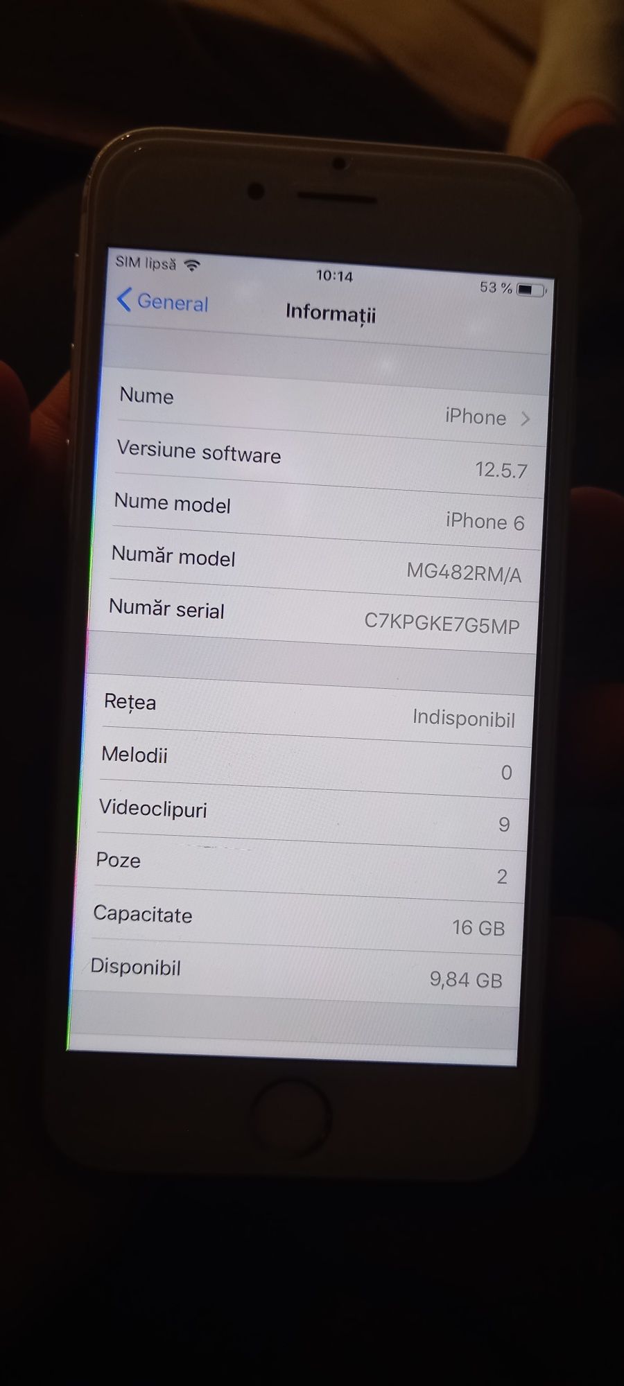 Vând urgent iphone 6