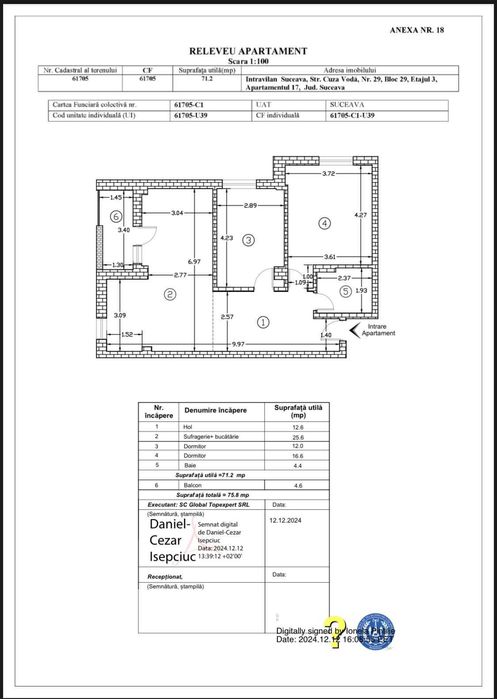 Apartament de vanzare in Bloc nou Coloseum Residence
