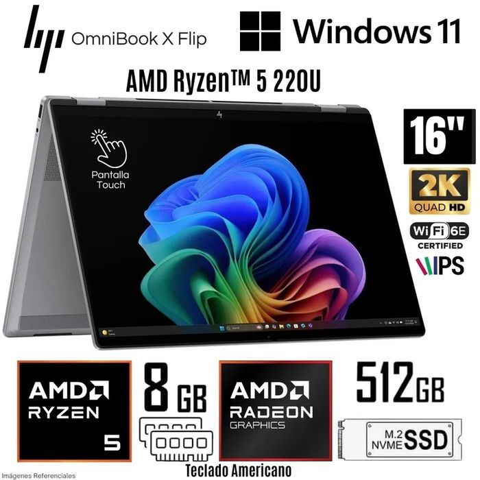 hp OmniBook X Flip (16-be0003dx) new!