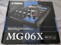 Mixer Analog Yamaha MG06X, 6 Canale, Egalizator 2 benzi, 2x XLR out